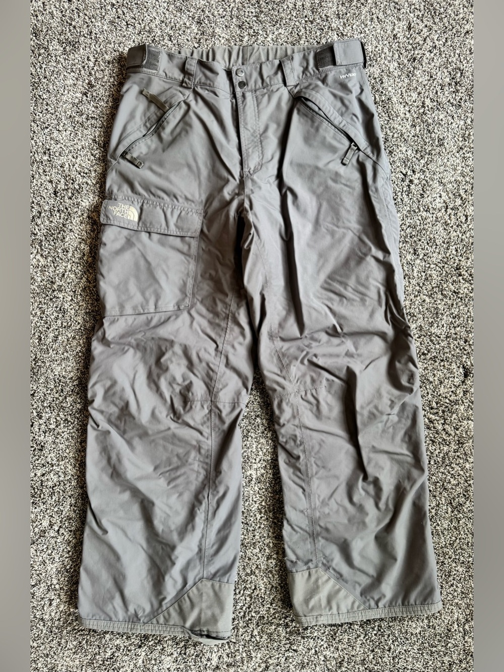 The North Face Men's Gray Cargo Ski Pants